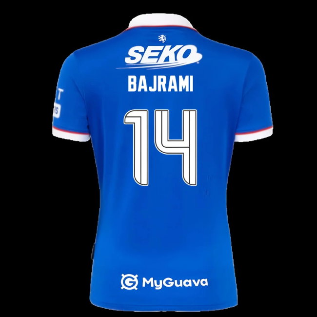 2025-2026 Rangers Home Shirt - Womens (Bajrami 14)-SoccerKits Hub | Buy Soccer Jerseys Online